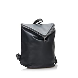 Bottega Veneta-Black Bottega Veneta Beak Backpack-Black