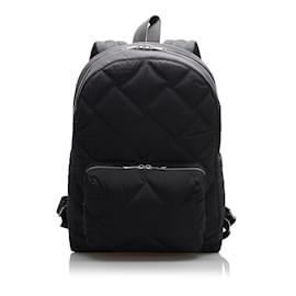 Bottega Veneta-Black Bottega Veneta Maxi Front Pocket Backpack-Black