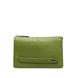 Fendi-Orange Fendi Selleria Clutch Bag-Orange