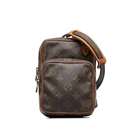 Louis Vuitton-Brown Louis Vuitton Monogram Mini Amazone Crossbody Bag-Brown