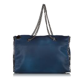 Stella Mc Cartney-Blaue Stella McCartney Falabella-Einkaufstasche-Blau