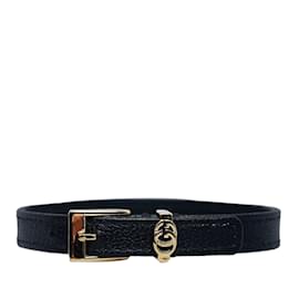 Gucci-Pulsera con G forrada de Gucci negra-Negro