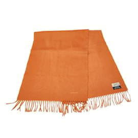 Hermès-Orange Hermes Cashmere Scarf Scarves-Orange