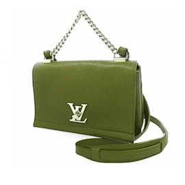 Louis Vuitton-Red Louis Vuitton Lockme II BB Satchel-Red