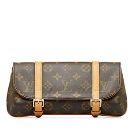Louis Vuitton-Riñonera Louis Vuitton Marelle Pochette con monograma marrón-Castaño