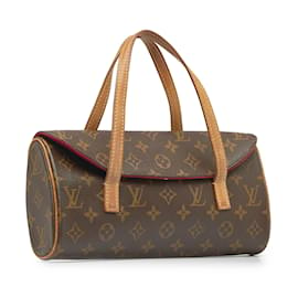 Louis Vuitton-Bolso Sonatine con monograma Louis Vuitton marrón-Castaño