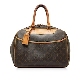 Louis Vuitton-Brown Louis Vuitton Monogram Deauville Handbag-Brown