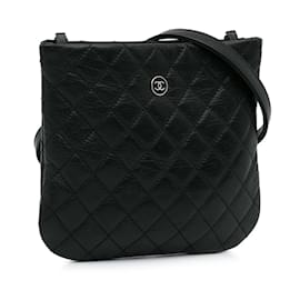 Chanel-Black Chanel Uniform Crossbody Bag-Black