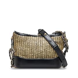 Chanel-Gold Chanel Gabrielle Shoulder Bag-Black