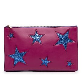 Stella Mc Cartney Clutch rosa con estrellas de Stella McCartney Rosa