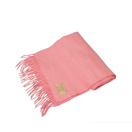 Burberry-Pink Burberry Cashmere Scarf Scarves-Pink