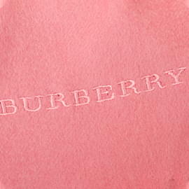 Burberry-Pink Burberry Cashmere Scarf Scarves-Pink