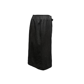 Chanel-Vintage Charcoal Chanel Fall/Winter 1997 Skirt size FR 44-Other