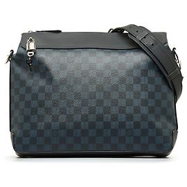 Borsa a tracolla Louis Vuitton Damier Cobalt Greenwich Messenger blu Blu