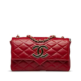 Chanel-Borsa a tracolla CC Chanel rossa-Rosso