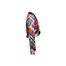 Autre Marque-Multicolor Emanuel Ungaro Parallele Plaid Jacket Size S-Multiple colors