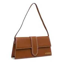 Jacquemus-Brown Jacquemus Le Bambino Long Shoulder Bag-Brown
