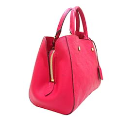 Louis Vuitton-Bolso satchel BB Empreinte Montaigne con monograma Louis Vuitton rosa-Rosa