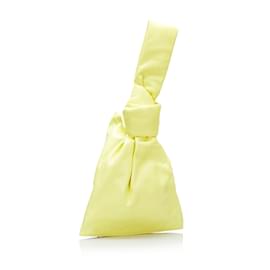 Bottega Veneta-Gelbe Bottega Veneta Mini Twist Clutch Bag-Gelb