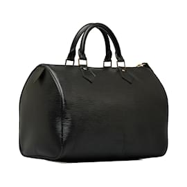 Louis Vuitton-Black Louis Vuitton Epi Speedy 30 Boston Bag-Black