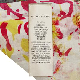 Burberry-Brown Burberry Splash House Check Cashmere Scarf Scarves-Brown