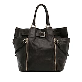 Dolce & Gabbana-Sac cabas en cuir Dolce&Gabbana marron-Marron