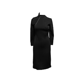 Autre Marque-Vintage Black Geoffrey Beene Long Sleeve Dress Size US S-Black