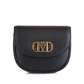 MCM-Bolso bandolera negro con solapa MCM Mode Travia-Negro