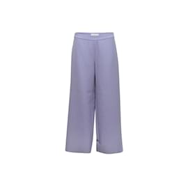 Christian Dior-Lavender Christian Dior Virgin Wool Wide-Leg Pants Size EU 42-Other