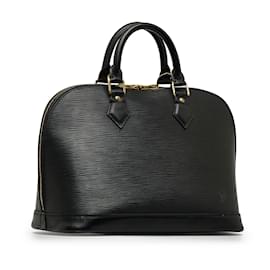 Louis Vuitton-Sac à main Louis Vuitton Epi Alma PM noir-Noir