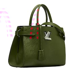 Louis Vuitton-Red Louis Vuitton Epi Twist Tote Satchel-Red