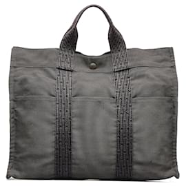 Hermès-Gray Hermes Herline MM Tote Bag-Other