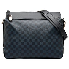Borsa a tracolla Louis Vuitton Damier Cobalt Greenwich Messenger blu Blu