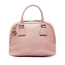 Gucci-Bolso satchel Gucci Mini GG Charm Dome en rosa-Rosa