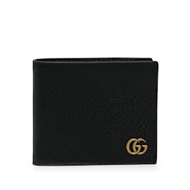 Gucci-Black Gucci GG Marmont Leather Small Wallet-Black