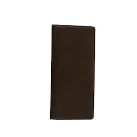 Louis Vuitton-Brown Louis Vuitton Taiga Brazza Wallet-Brown