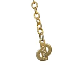 Dior-Gold Dior Gold-Tone Pendant Necklace-Golden