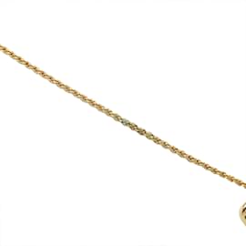 Dior-Gold Dior Heart Logo CD Pendant Necklace-Golden