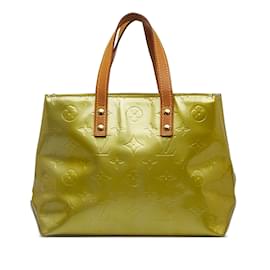 Louis Vuitton-Green Louis Vuitton Monogram Vernis Reade PM Handbag-Green