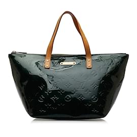Louis Vuitton-Green Louis Vuitton Vernis Bellevue PM Handbag-Green