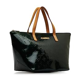 Louis Vuitton-Green Louis Vuitton Vernis Bellevue PM Handbag-Green