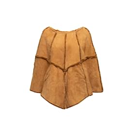 Autre Marque-Tan Ugg Australia Shearling Poncho Taille S-Camel
