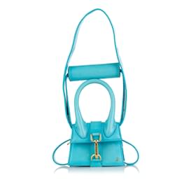 Jacquemus-Blue Jacquemus Le Chiquito Montagne Mini Bag-Blue