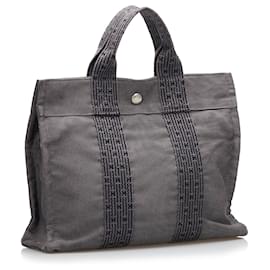 Hermès-Gray Hermes Herline PM Tote Bag-Other
