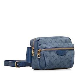 Louis Vuitton-Marsupio da esterno in denim monogramma blu Louis Vuitton-Blu