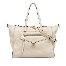 Borsa Louis Vuitton Monogram Empreinte Lumineuse PM bianca Bianco