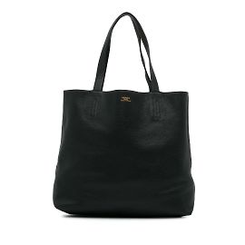 Hermès Nero Hermes Clemence foderato Sens 36 Tote bag Nero