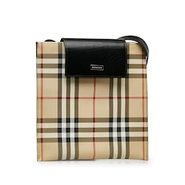 Burberry-Beige Burberry House Check Crossbody Bag-Beige