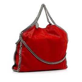 Stella Mc Cartney-Bolso satchel plegable Falabella de Stella McCartney rojo-Roja