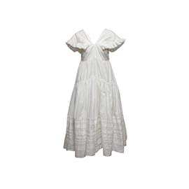 Autre Marque-White Cecilie Bahnsen Spring/Summer 2019 Rikke Dress Size US 6-White
